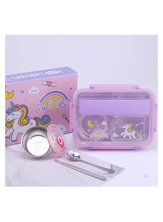 Kids Lunch Box with Tableware,1100ml 4 compartment Insulated Lunch Box for Children - pzsku/Z901606189A700FFA5397Z/45/_/1679305681/88ee2c18-f979-49ae-9a4f-66e97186bca0