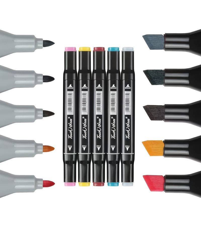 80 Color Dual Tip Marker Set Vibrant for Permanent Painting and Art Creation - Image 5