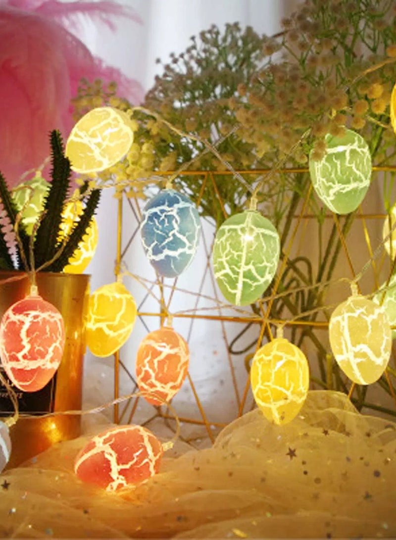 Generic 1pc Easter String Light With 10pcs Egg Shaped Bulb  - Image 5
