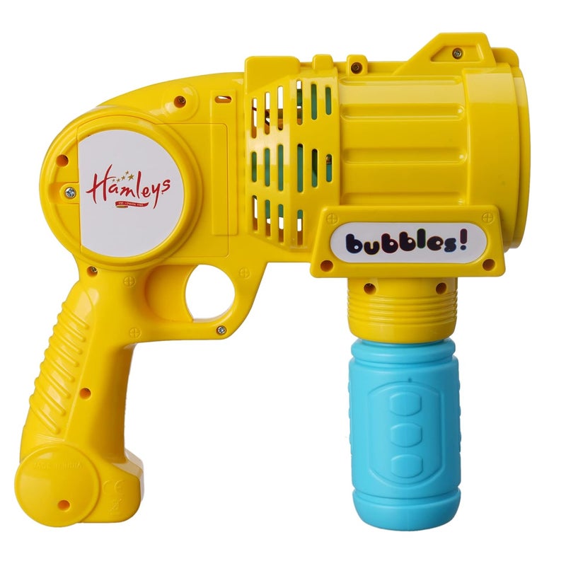 Hamleys Bubble Blaster for Kids with 1 Bubble Solution | Bubble Play Toy for Fun Indoor/Outdoor Bubble Machine for Kids 3Y+ | Perfect for Birthday Parties & Summer Outdoor Fun or Party (Yellow) - Image 2