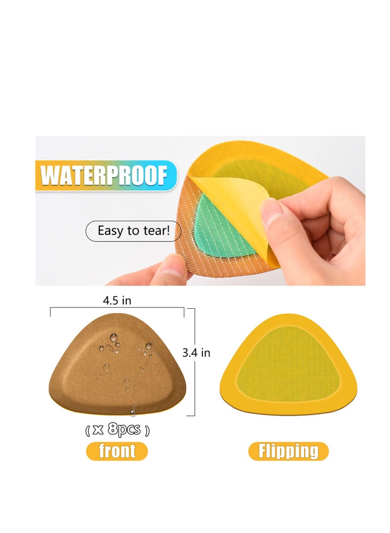 Excefore Heel Cushion Pads, 4 Pair Leather Boots Heel Grips Liner Cushions, Inserts for Women/Men Loose Shoes, Heel Protectors, Heel Pads Improved Comfort and Fit for Sneaker, Leather Shoes, High Heels  - Image 2