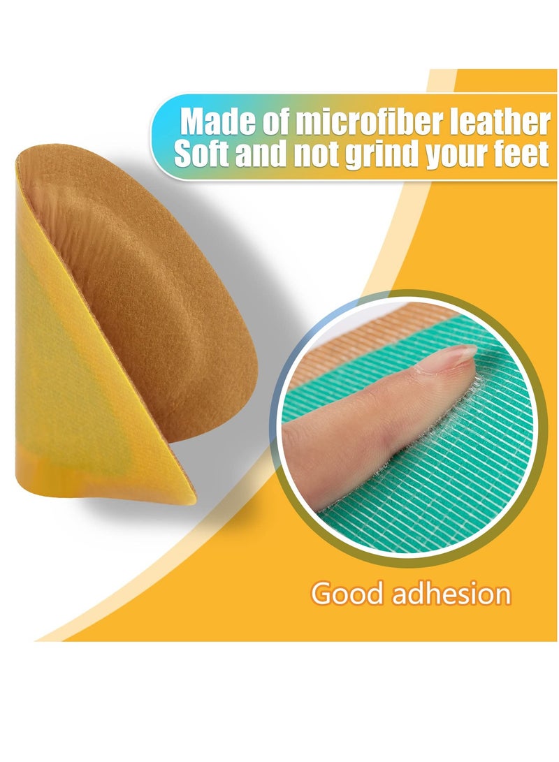 Excefore Heel Cushion Pads, 4 Pair Leather Boots Heel Grips Liner Cushions, Inserts for Women/Men Loose Shoes, Heel Protectors, Heel Pads Improved Comfort and Fit for Sneaker, Leather Shoes, High Heels  - Image 3