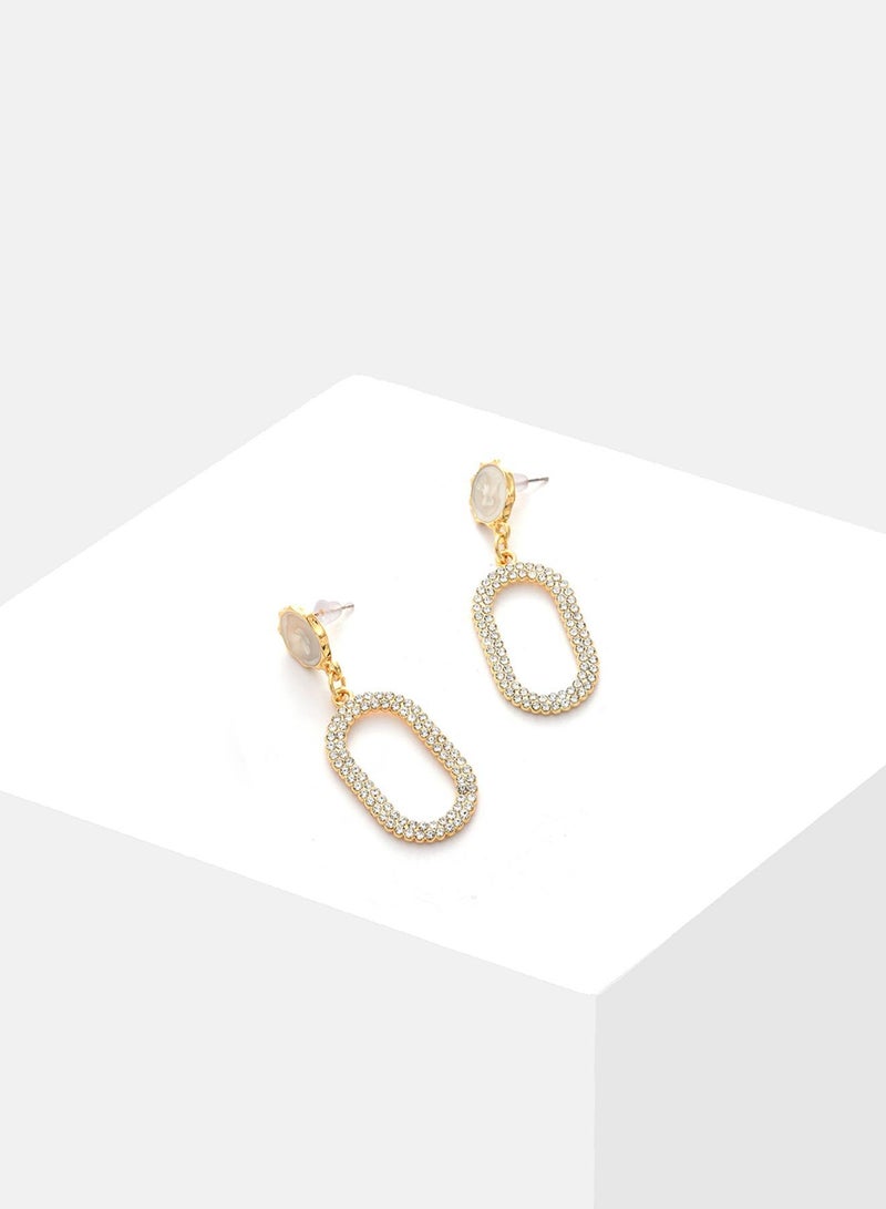 SOHI Oblong Artificial Drop Earring Jewellery - Image 1