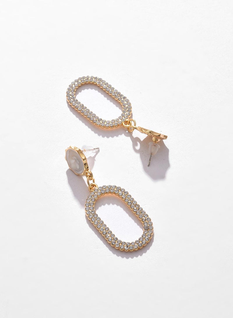 SOHI Oblong Artificial Drop Earring Jewellery - Image 2