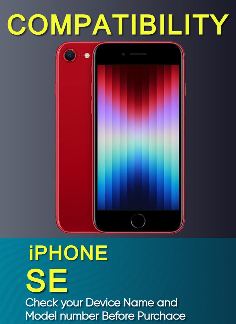 ESD Tempered Dustproof Privacy Glass Screen Protector Compatible For iPhone SE  - Image 2