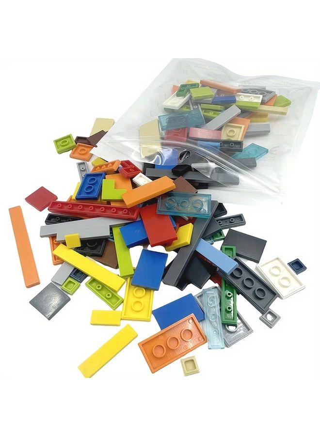 150pcs Colorful Building Blocks Set Red ABS Plastic Educational DIY Construction Toy - Image 3