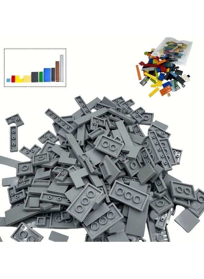 150pcs Colorful Building Blocks Set Red ABS Plastic Educational DIY Construction Toy - Image 4