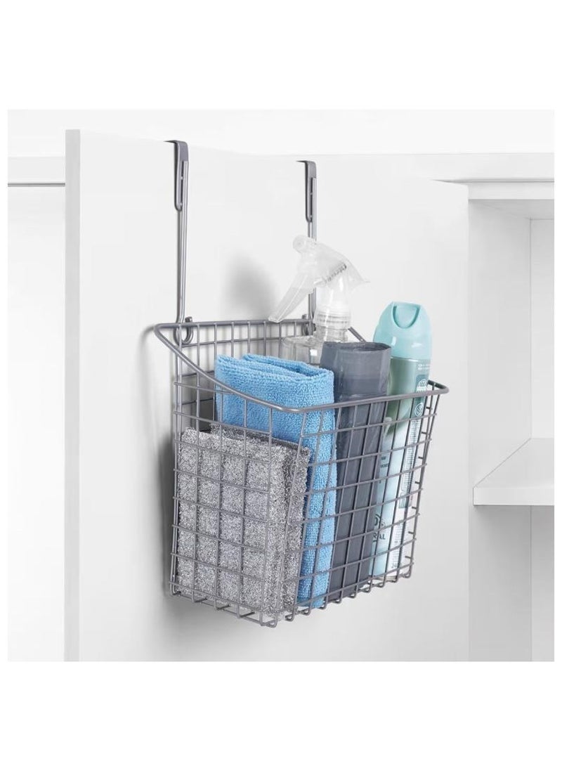 ريان Rayen سلة تنظيم باب متعددة الاستخدام | رف تخزين للمطبخ والحمام | بدون تركيب | يناسب جميع الأبواب | صناعة إسبانية - Image 2