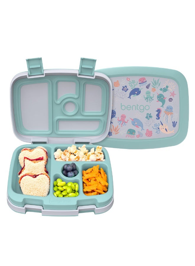 Bentgo Kids Prints 5 Compartment Lunchbox  Sea Life - Image 4