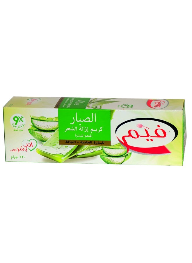 fem Two Pieces of Aloe Skin Softening Hair Removal Cream 120 g - Image 2