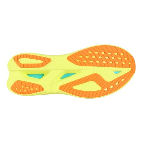 Hoka Men's Mach X 2 Sneaker, Frost/Citrus, 11 - Image 3