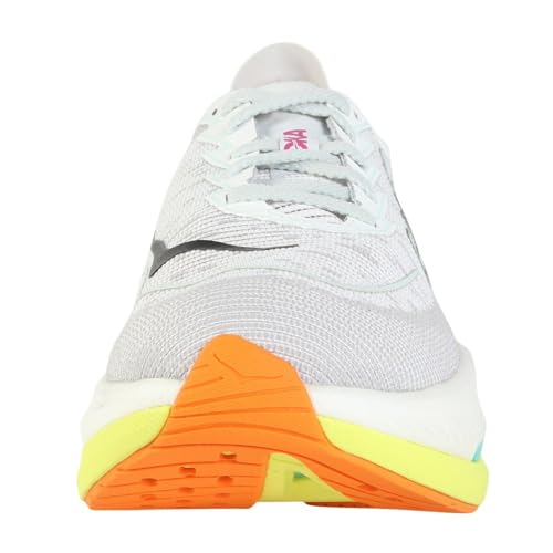 Hoka Men's Mach X 2 Sneaker, Frost/Citrus, 11 - Image 4