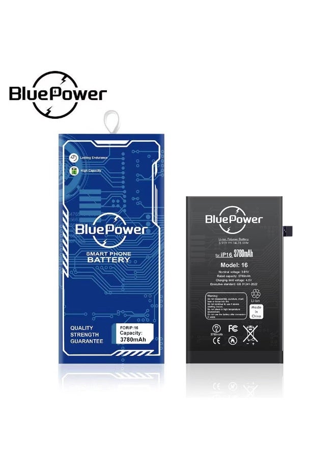 Original iPhone 16 Battery Power Capacity 3780mAh Extra Energy 30%