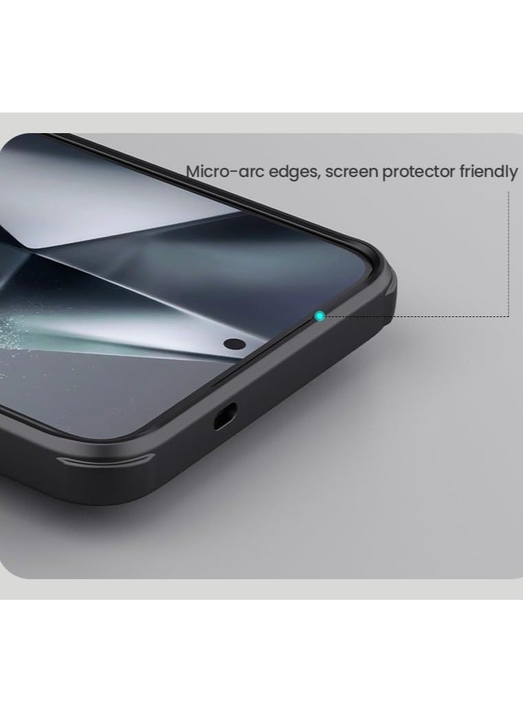 Nillkin Case Cover Super Frosted Pro  Case Anti-Scratch & Slip For Samsung Galaxy S25  (Black) - Image 3