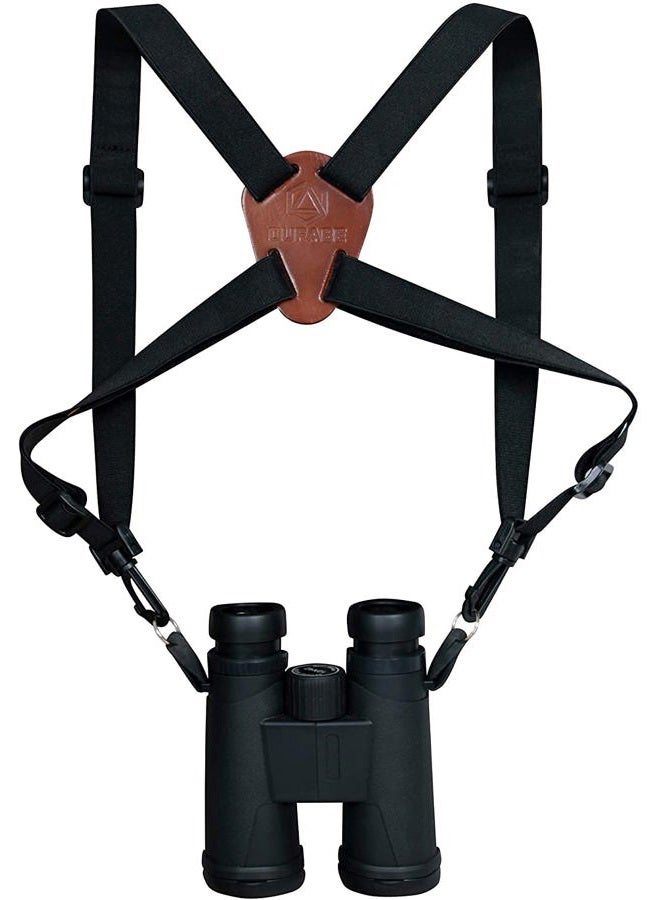 OUFABE Binocular Harness Strap, Binocular Harness for Birding, X-shaped Decompression Binocular Strap,Cross Binocular Straps Harness, Fits for Carrying Binocular, Cameras, Rangefinders and More - Image 1
