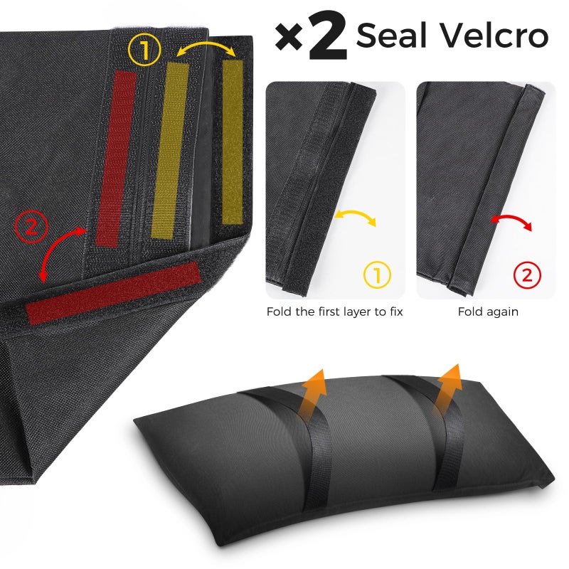 Aimosen 200 LBS Umbrella Base Weights Sandbags, 4 Packs Sand Bags for Weight, Weatherproof Fillable Heavy Duty Weight Sandbag for Outdoor Furniture Backyard Umbrella Garden Trampoline Poolside Accessories - Image 5