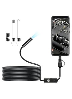 Generic 3-in-1  Endoscope Borescope  Camera Built-in 6 LEDs IP67 Waterproof USB Type-C Endoscope Replacement for Android Smartphones, PC  - Image 1