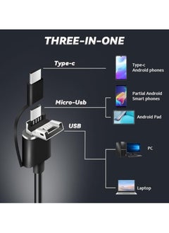 Generic 3-in-1  Endoscope Borescope  Camera Built-in 6 LEDs IP67 Waterproof USB Type-C Endoscope Replacement for Android Smartphones, PC  - Image 5