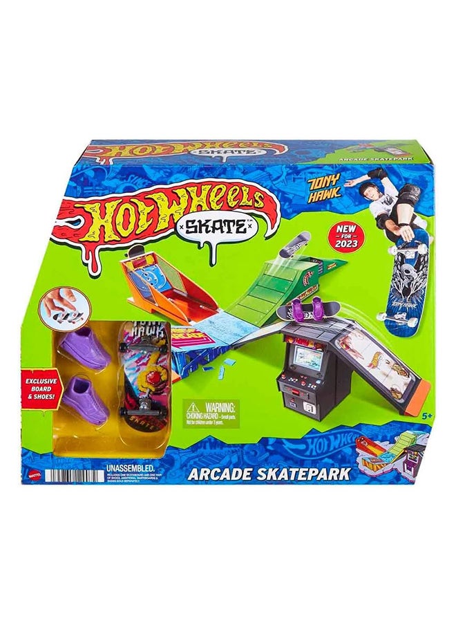 Hot Wheels مجموعة الزلاجات هوت ويلز سكيت دروب إن متنوعة  - Image 1