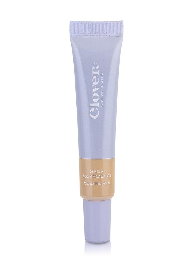 Clover Skin Is In Serum Foundation | Hydrating Face Serum, Lightweight Foundation, Cruelty-Free & Vegan | With Squalane And Sunflower Seed Wax | 30 ml - Shade 04 (Light) - Image 1
