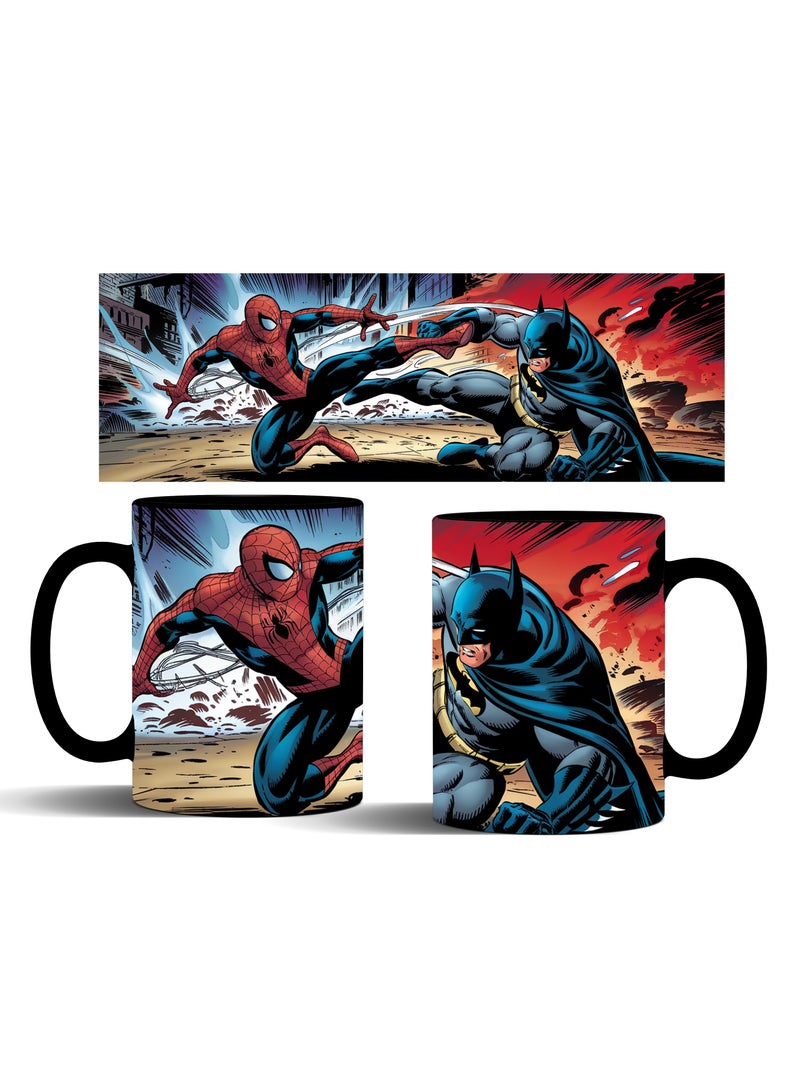 إم إي سي كوب قهوة مارفل سبايدرمان وباتمان 11 أونصة - Image 1