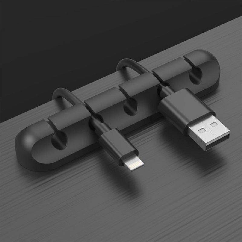 Desktop Cable Organizer, Cable Fixer, Silicone Cable Winder, Premium Data Cable Organizer, Charging Cable Organizer, Power Cord Organizer - Image 2