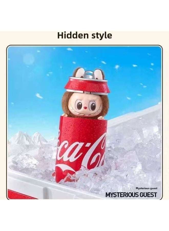 POP MART The Monsters Labubu Coca-Cola Series Vinyl Face Blind Box – 17cm Cute Collectible Figure, Soft Plush Pendant, Random Design (2 Styles), PVC/Polyester, Keychain & Desk Decor – Authentic Gift for Teens & Adults