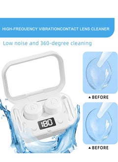 Generic Contact lens case ultrasonic cleaning portable automatic rechargeable cleaning device storage beauty lens case  - Image 3