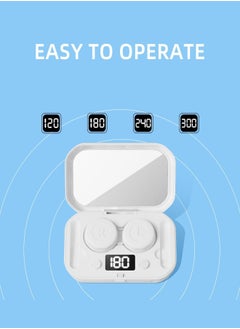 Generic Contact lens case ultrasonic cleaning portable automatic rechargeable cleaning device storage beauty lens case  - Image 4