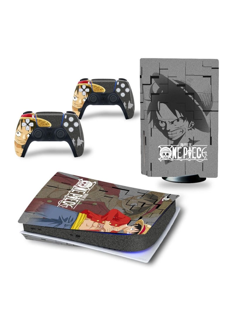 NIBEMINENT Suitable For PS5 Optical Drive Version Game Console Stickers Film Protection Stick 