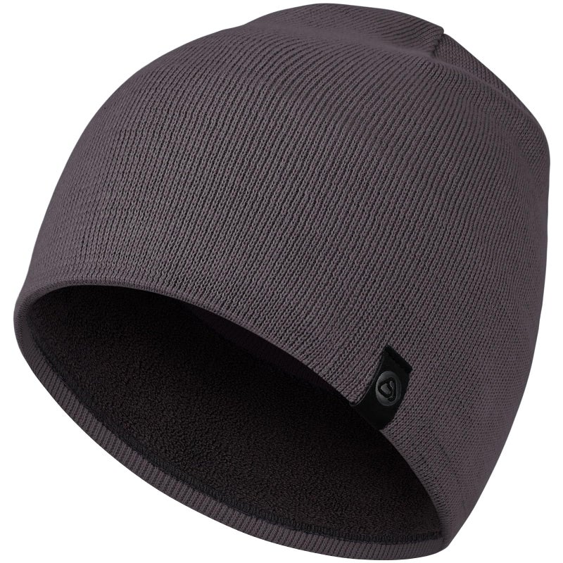 AOPREL Beanie for Men, Soft Cotton Beanie for Women, Warm Unisex Winter Hat, Running Skull Cap Mens Beanies for Cold Weather Activities (Dark Gray) - Image 1