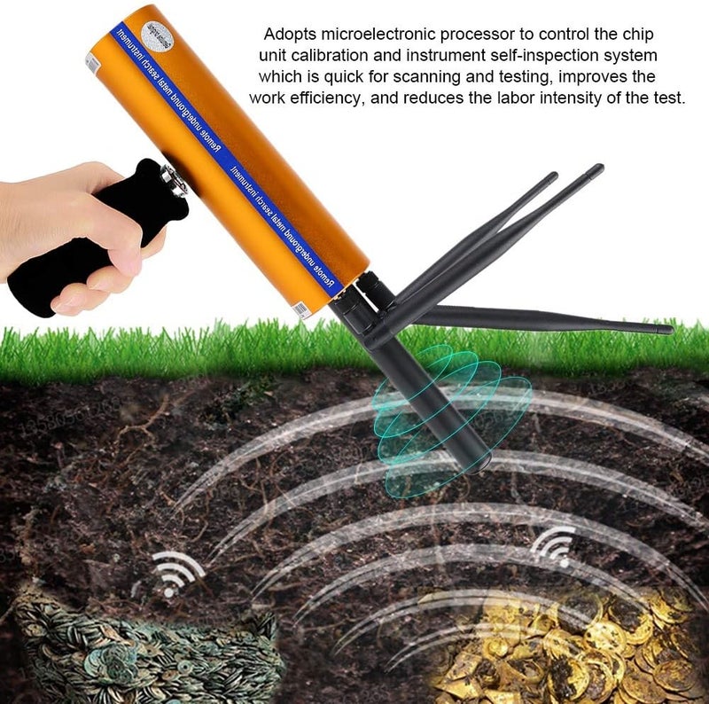 klarako Handheld Metal Detector, 25m Detecting Depth 1400㎡ Detecting Range, Remote Search and Precise Location for Gold Silver Copper and Precious Stone(US) - Image 3