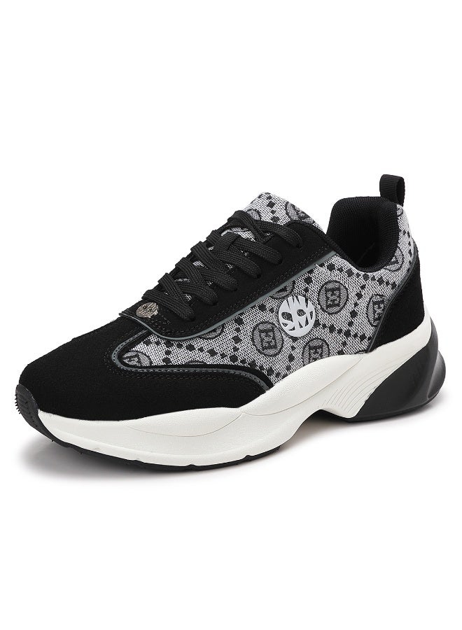 سكاي فيو حذاء رياضي نسائي للمشي على الطريق من تويد سيتي سميك ومريح وغير رسمي ومضاد للانزلاق - Image 1