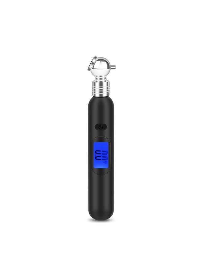RVZONE Mini Digital Tire Pressure Gauge 3-99PSI 4 Settings Tire Gauge for Tire Pressure with Backlit LCD for for RV Car Truck Bicycle, Easy and Accurate Reading(Black) - Image 1