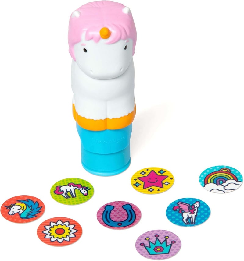 Melissa & Doug Sticker WOW! Unicorn Bundle – Sticker Stamper, 24-Page Activity Pad & Refill with 100+ Stickers – Mess-Free Creative Fun for Kids – Ages 3+ | MD50303 - Image 3