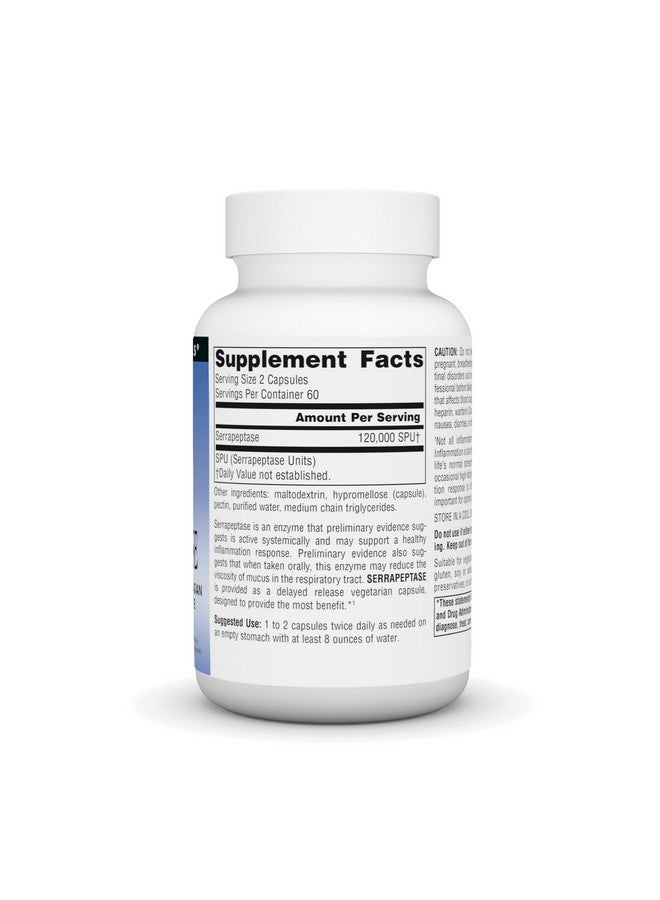 Source Naturals Serrapeptase - Delayed Release Enzyme - 120 Vegetarian Capsules - Image 3