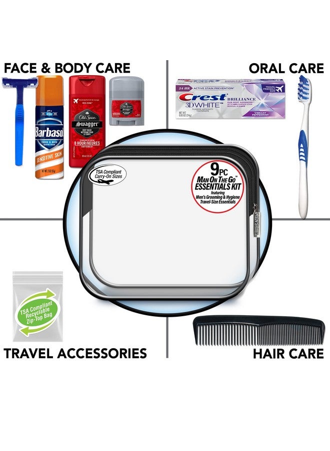 Convenience Kits International Men'S Deluxe 9Piece Kit With Travel Size Tsa Compliant Essentials Featuring: Old Spice Products In Reuseable Toiletry Bag - Image 4