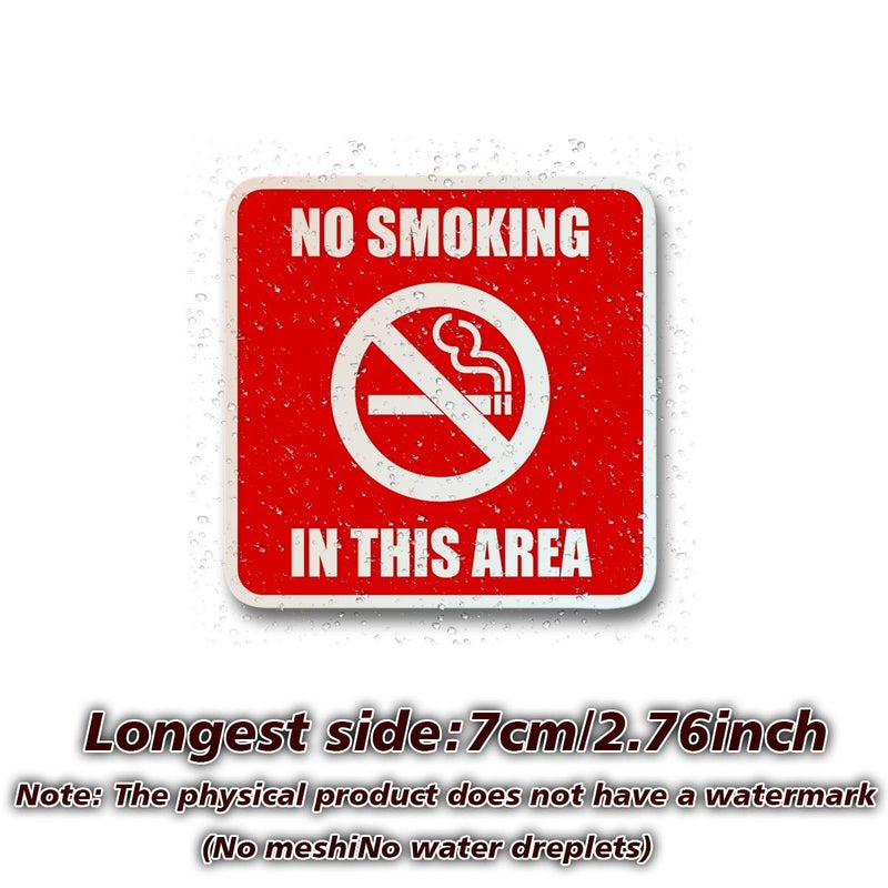 1pc No Smoking Vinyl Sticker Decals for Car Bumper Window Laptop Truck Van - Image 2