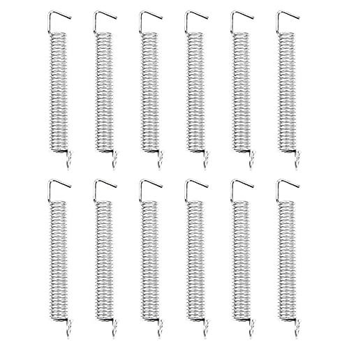 Yootones 12Pcs Yootones Electric Guitar Tremolo Bridge Springs Compatible with Fender Stratocaster ST Replacement, Guitars Parts(Silver) - Image 1
