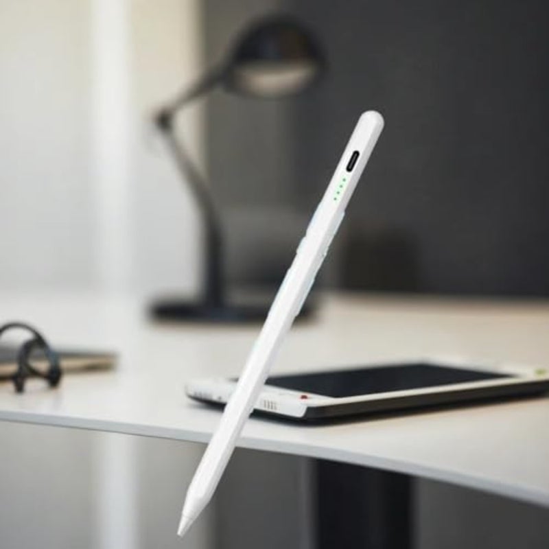 قلم شاشة عالمي لأجهزة iPad وAndroid، قلم شاشة لمس عالي الدقة للرسم والكتابة، رفض راحة اليد، شحن سريع USB-C، بديل قلم Apple، متوافق مع جميع الأجهزة اللوحية والهواتف الذكية - Image 5