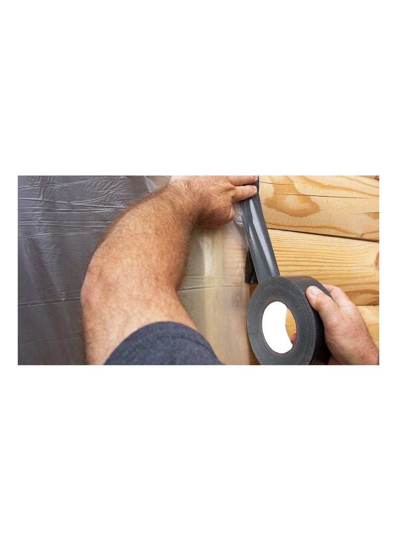 Asmaco PE-Cloth Duct Tape, Industrial Grade, Multi-Purpose, High-Tack Adhesive, for Sealing, Insulation, Bundling, Pipe Wrapping, Carpet Fixing - Image 2