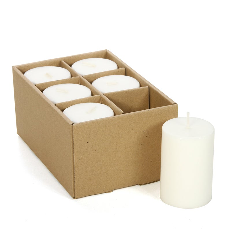 Hosley 2x3 High Pillar Candles, Set of 6. White, Unscented. Bulk Buy. Ideal for Wedding, Emergency Lanterns, Spa, Aromatherapy, Party, Reiki, Candle Gardens O4 - Image 3