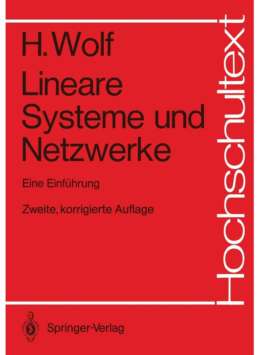 Lineare Systeme und Netzwerke: Eine Einführung 