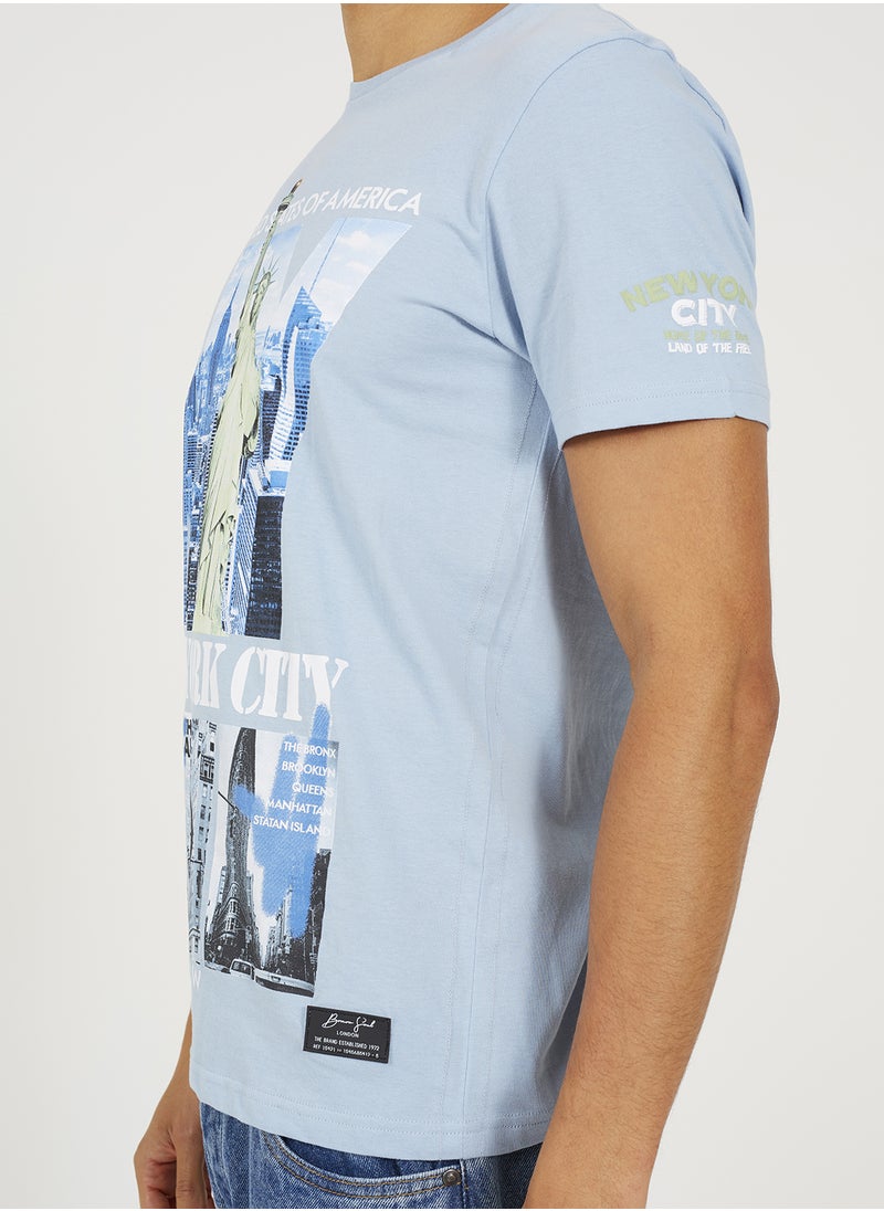 BRAVE SOUL Graphic Print T-Shirt  - Image 3