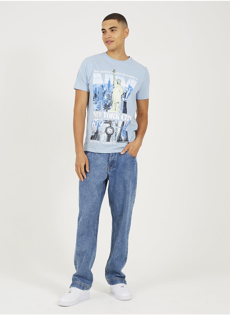 BRAVE SOUL Graphic Print T-Shirt  - Image 2