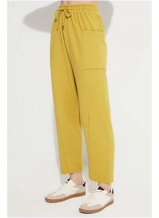 JUNE June Cargo Pocket Trouser Olive Green
