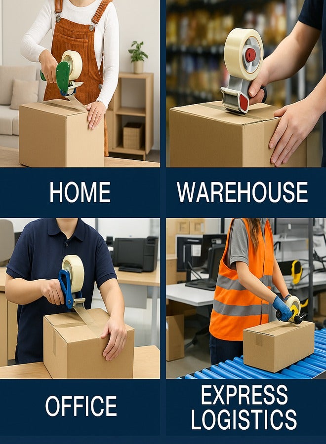 ماركة غير محددة 3 Pcs Clear Packing Tape, 70 yards Strong Heavy Duty Packaging Tape for Sealing Parcel Boxes, Moving Boxes Houses, Large Postal Bags, Office Supplies 【3 Rolls】 ((70 Yards))  - Image 3
