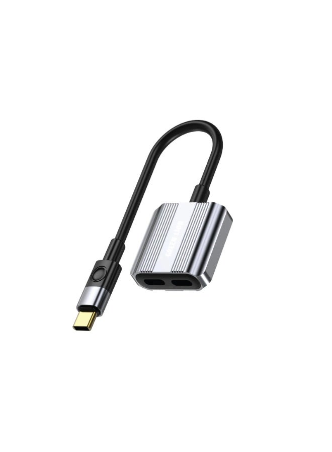 GreenLion Green Lion 2 In 1 Splitter Adapter Type-C to Dual Type-C - Image 1