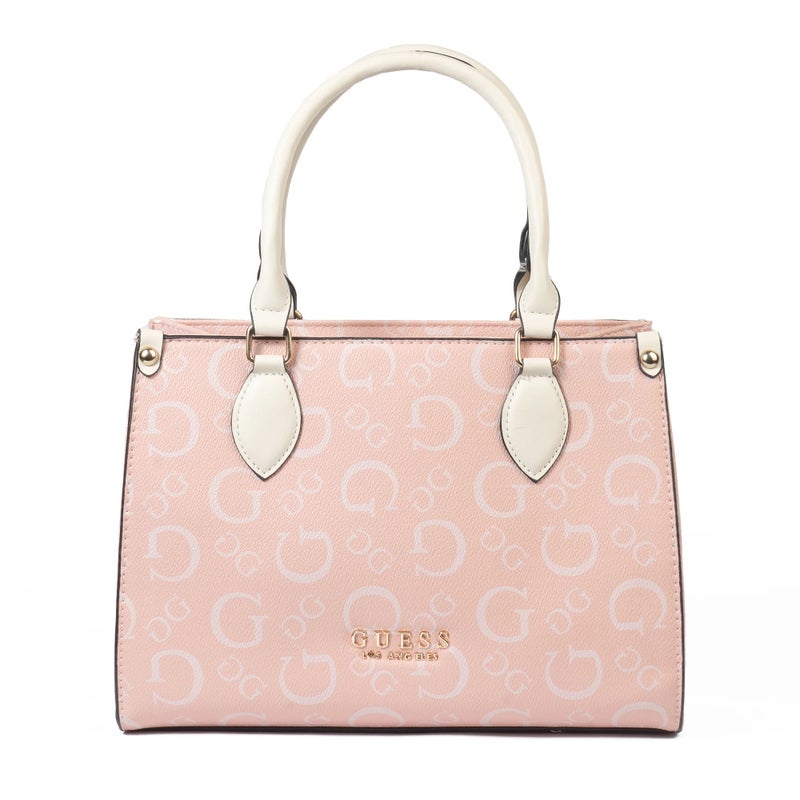 GUESS Oak Park Logo Small Carryall – Pink (Elegant & Practical Everyday Tote) - Image 1