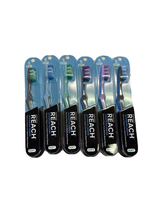 REACH Advanced Design Toothbrushes Soft Full Head Value Pack 2 ea (Pack of 3)